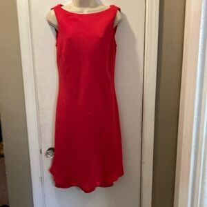 Evan Picone 12 scarlet Sheath Mini Dress  25-218-1